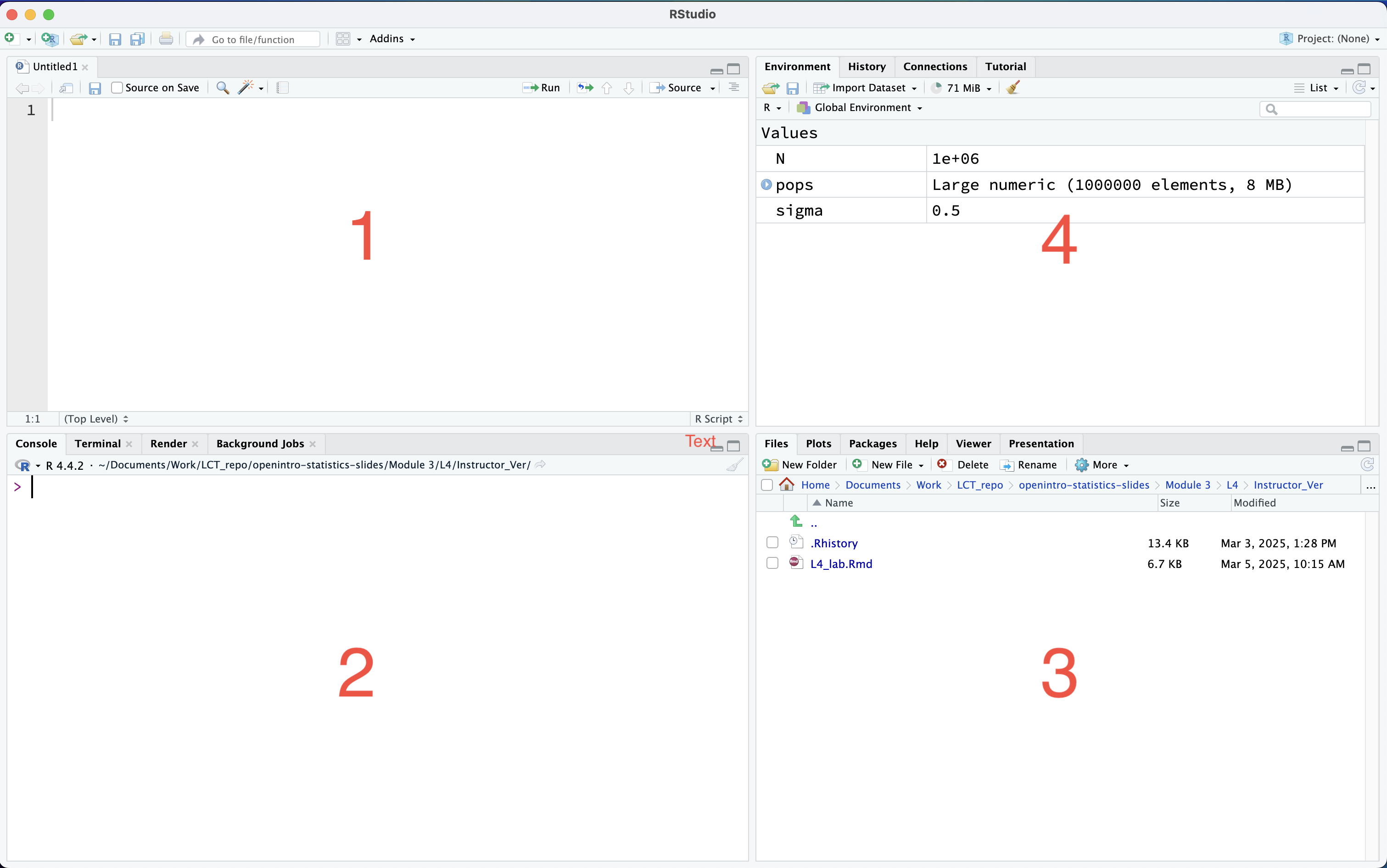 RStudio overview